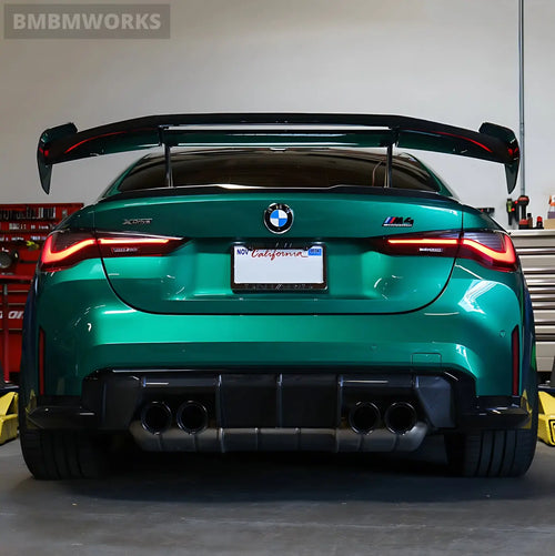 BMW M3/M4 (G80/G82) Carbon Fiber GT Style Rear Spoiler / Wing Body Kits & Performance 2