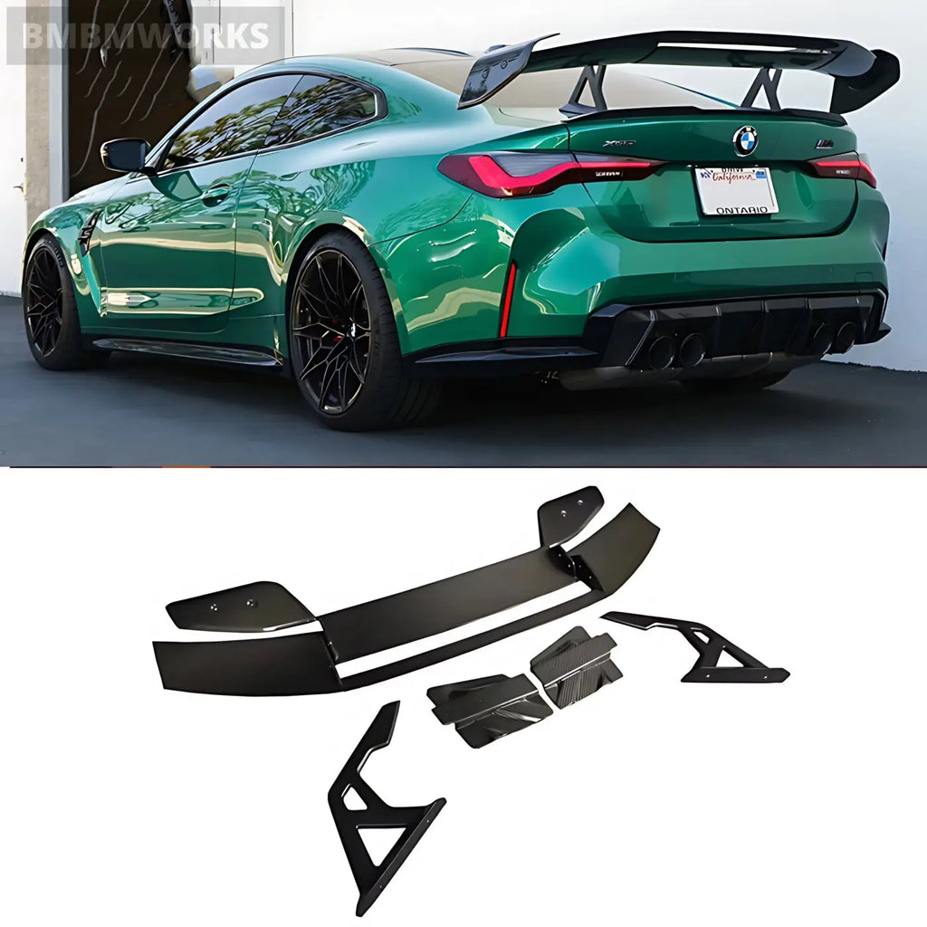 BMW M3/M4 (G80/G82) Carbon Fiber GT Style Rear Spoiler / Wing Body Kits & Performance 2