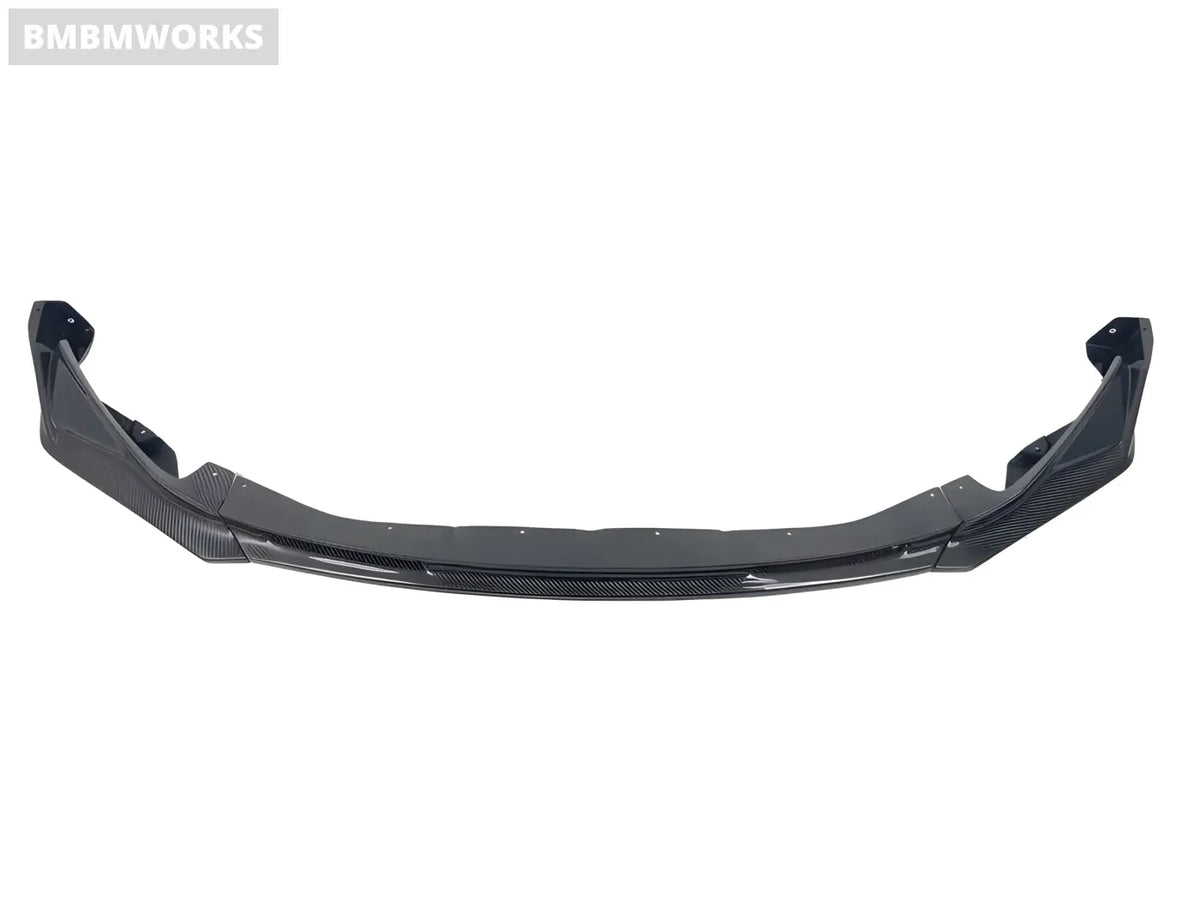 BMW M3/M4 (G80/G82/G83) 3-Piece Carbon Fiber Front Bumper Chin Lip Spoiler (2022 + ) Body Kits & Performance 2
