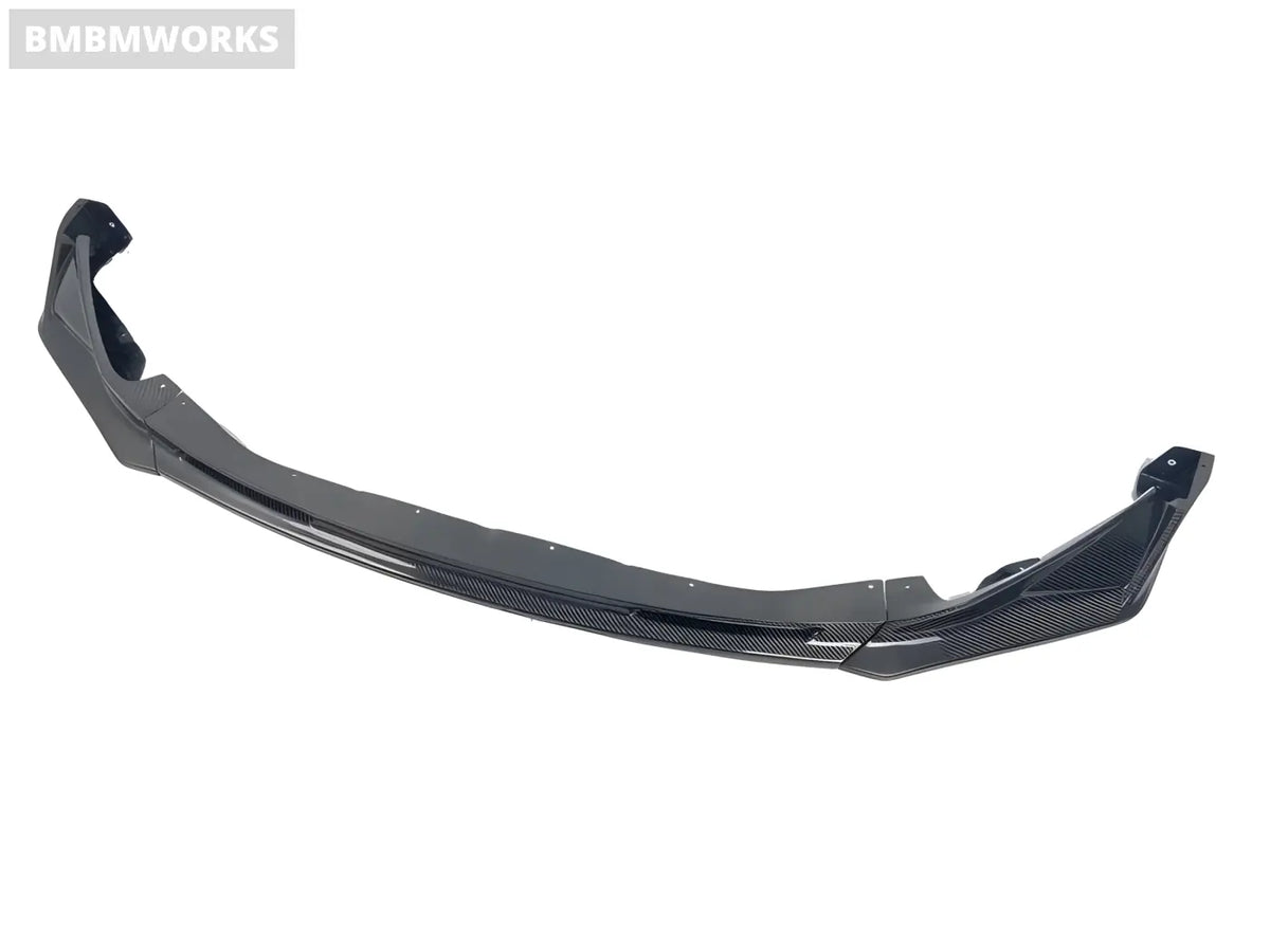 BMW M3/M4 (G80/G82/G83) 3-Piece Carbon Fiber Front Bumper Chin Lip Spoiler (2022 + ) Body Kits & Performance 2