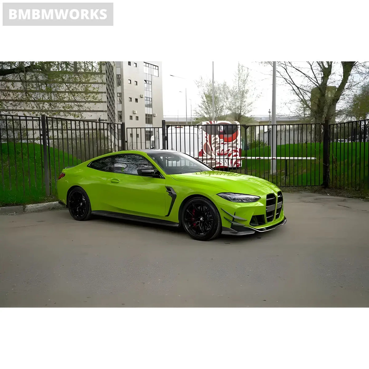 BMW M3/M4 G80 G82 G83 Carbon Fiber Front Bumper Side Fender Air Vent Covers & Trims Body Kit (2021 + ) Body Kits &