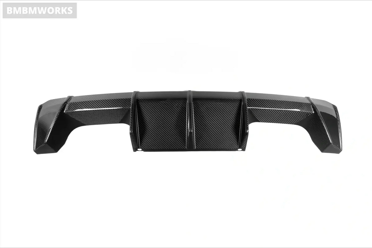 BMW M3/M4 (G80/G82/G83) Carbon Fiber Rear Bumper Lip Sword Fins & Diffuser (2021 + ) Body Kits & Performance 2