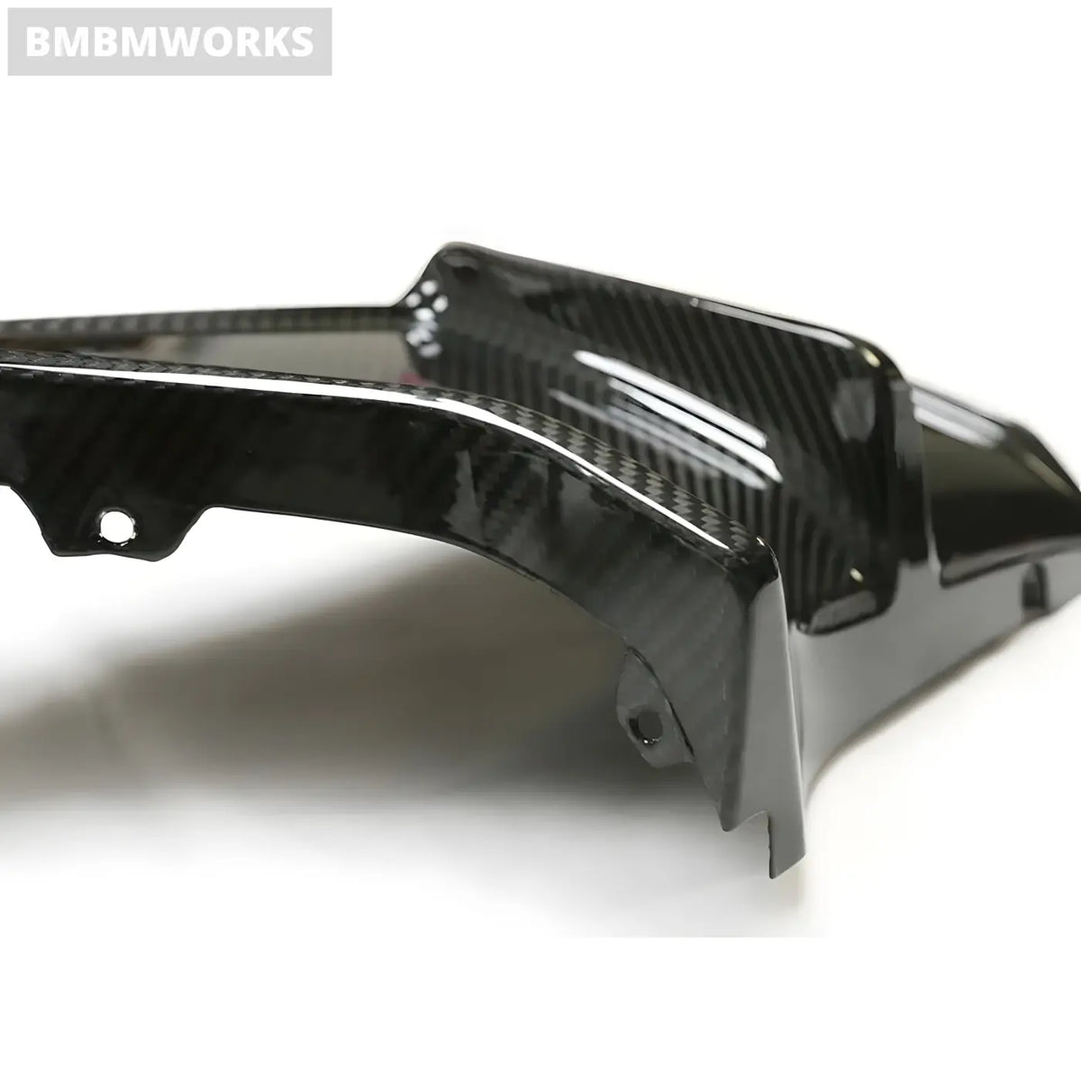 BMW M3/M4 G80 G82 G83 Dry Carbon Fiber Rear Lip Bumper Spoiler and Rear Diffuser Trim (2021-2024) Body Kits &