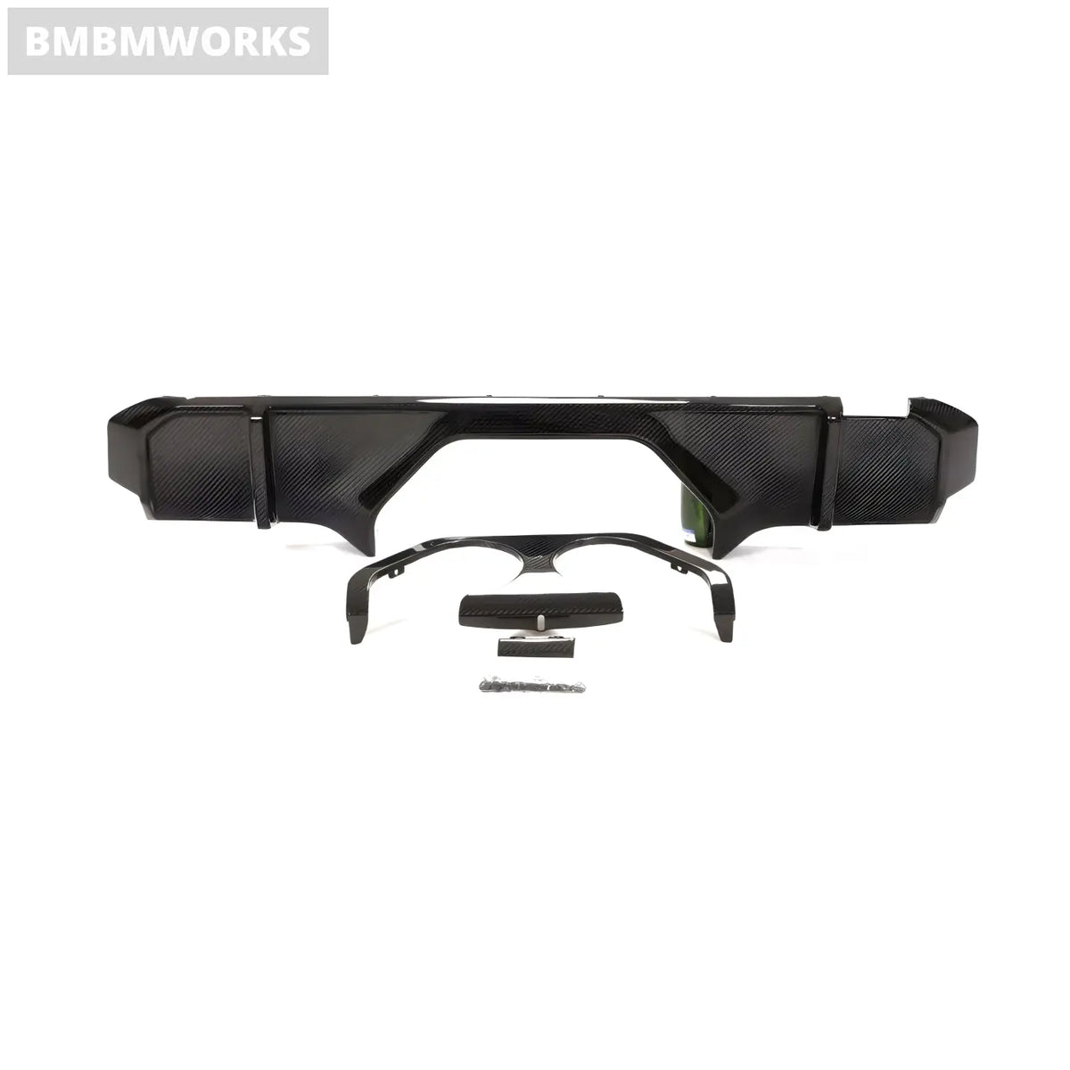 BMW M3/M4 G80 G82 G83 Dry Carbon Fiber Rear Lip Bumper Spoiler and Rear Diffuser Trim (2021-2024) Body Kits &
