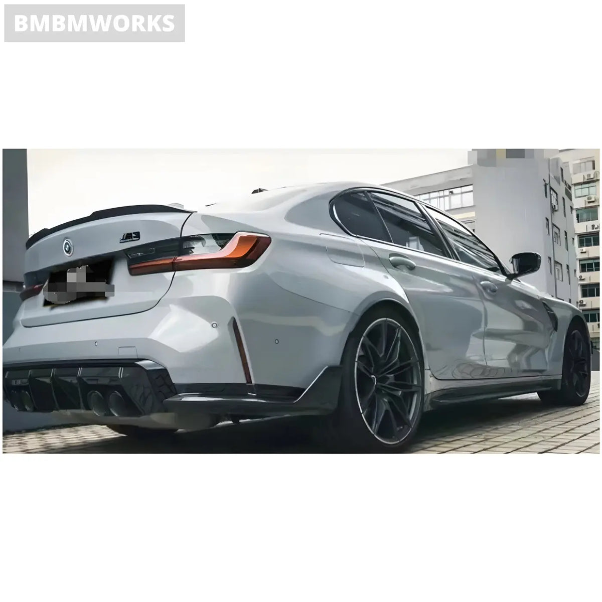 BMW M3/M4 G80/G82 MP Style Carbon Fiber Rear Corner (2020 + ) Body Kits & Performance 2