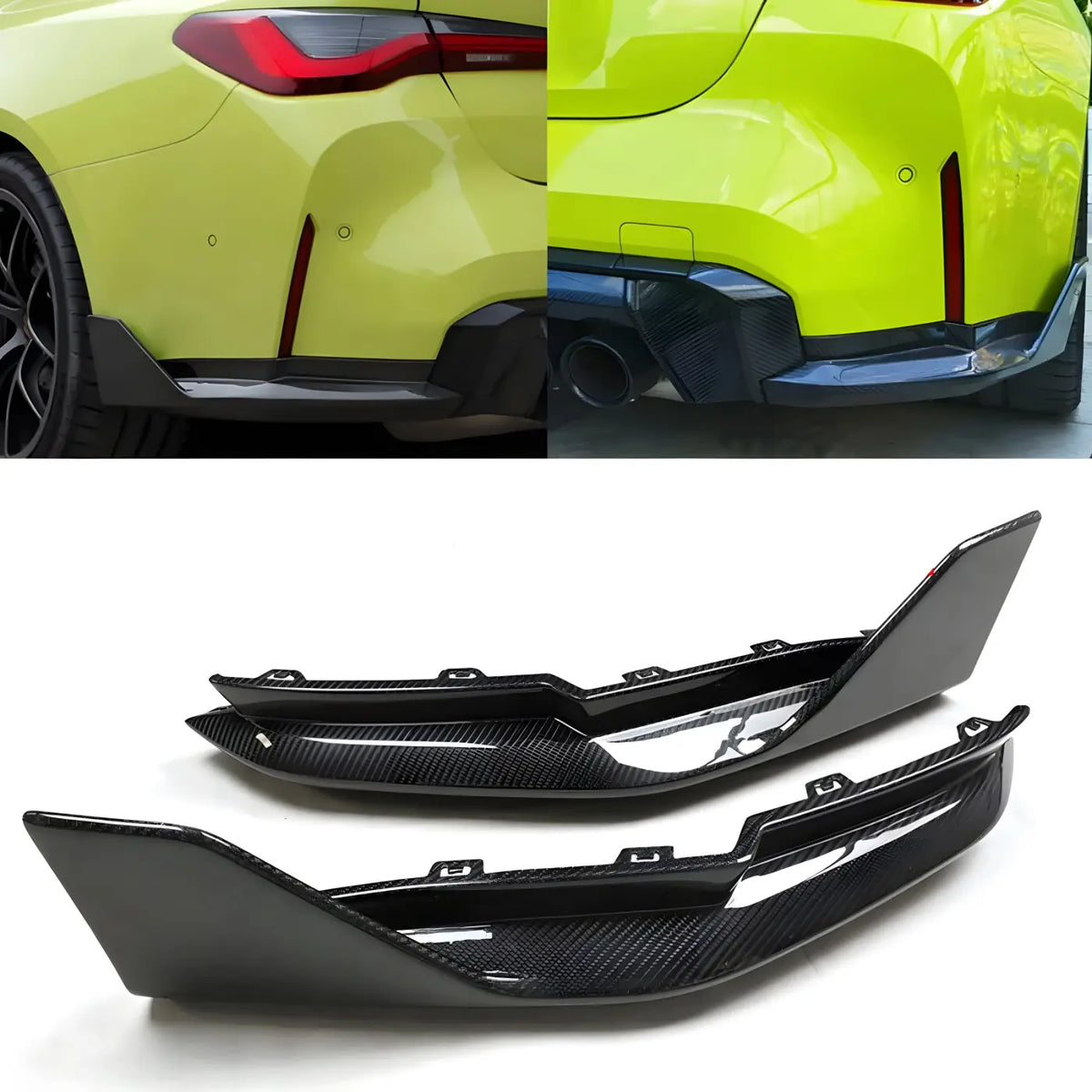 BMW M3/M4 G80/G82 MP Style Carbon Fiber Rear Corner (2020 + ) Body Kits & Performance 2