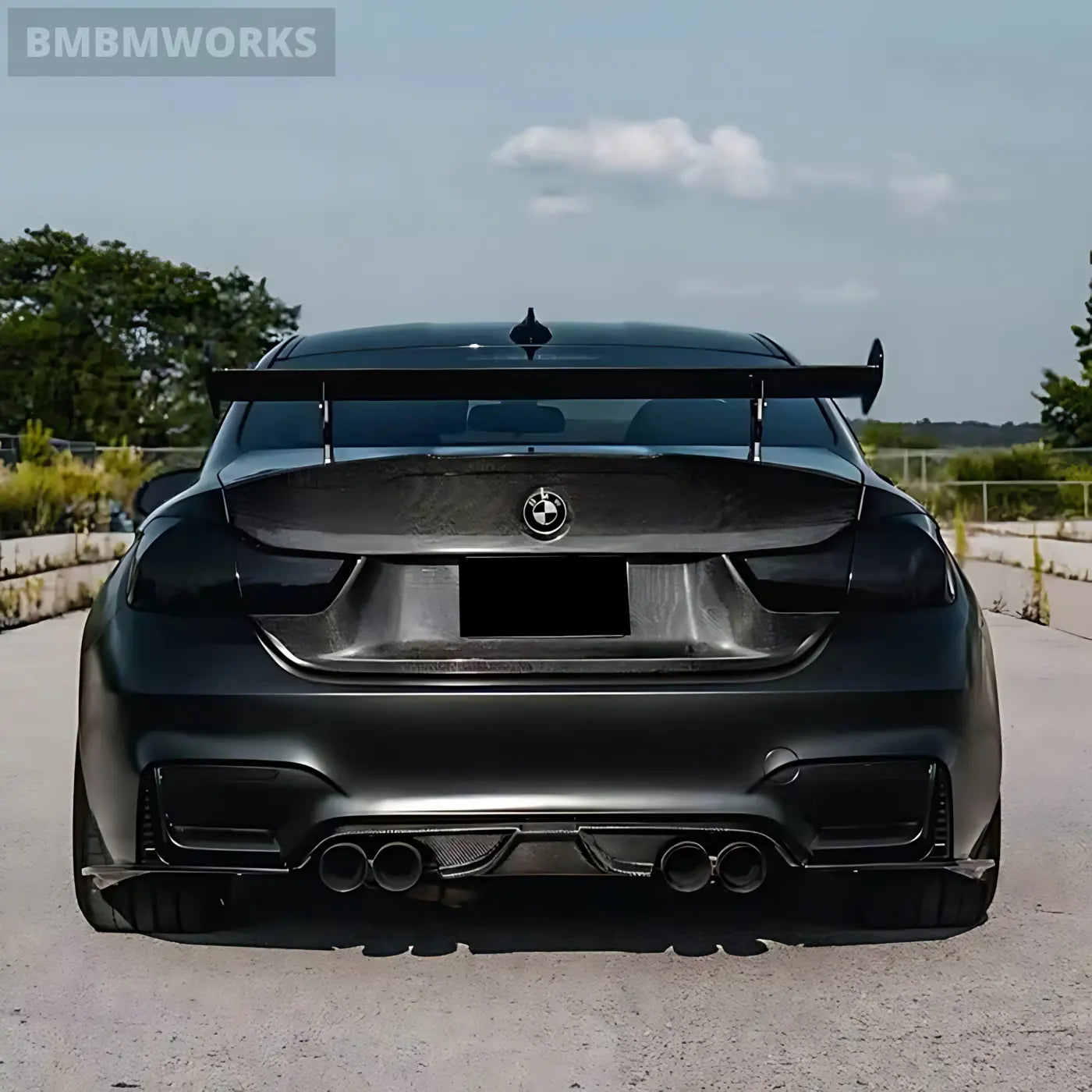 BMW M4 (F82) CSL-Style Carbon Fiber Trunk Lid Cover Body Kits & Performance 2