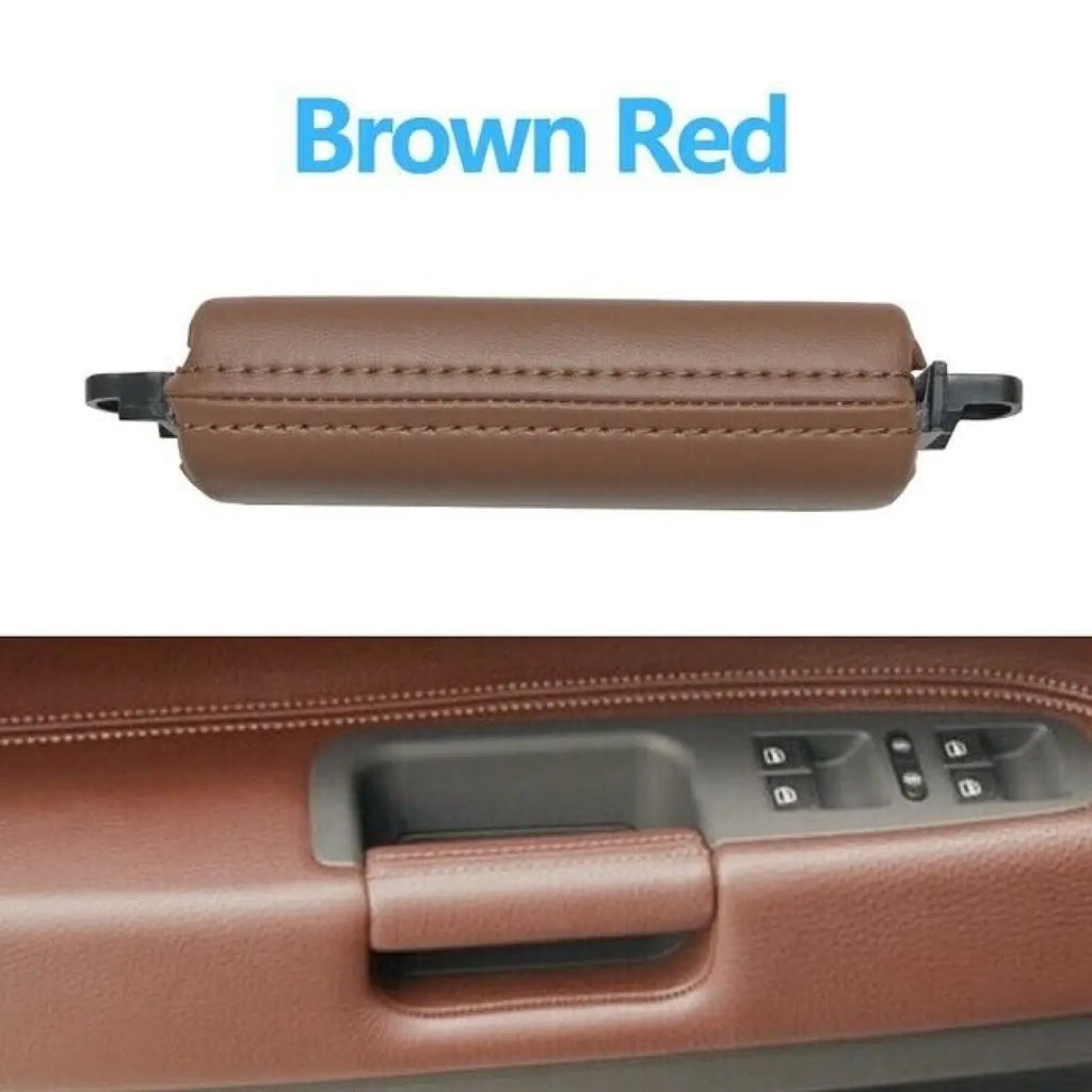 Brown Interior Door Left Right Driver Leather Pull Handle Vw Volkswagen Touareg