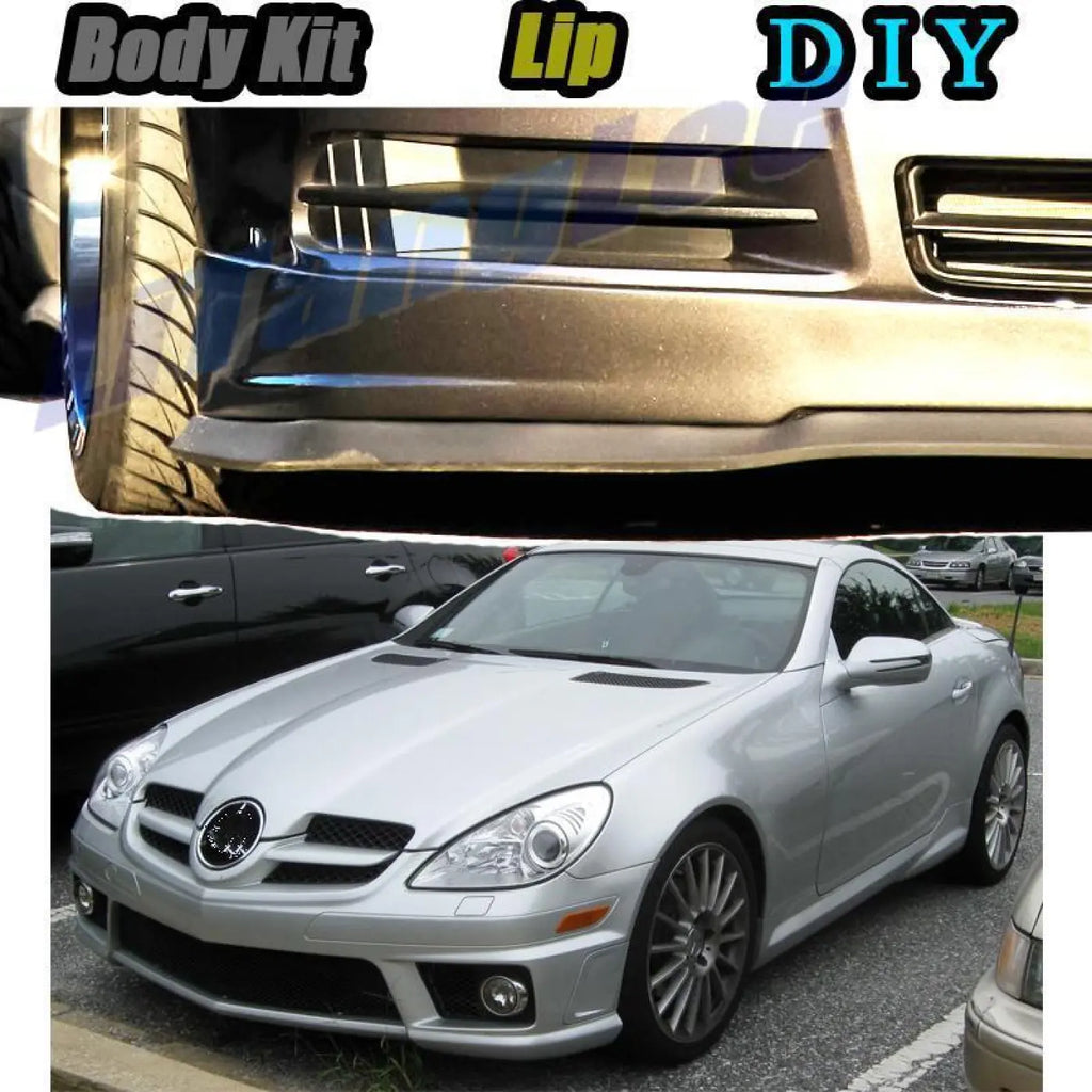 Car Bumper Lip Front Spoiler Skirt Deflector For Mercedes Benz Slk Mb R170 R171