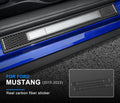 Carbon Door Sills Protector Guards Ford Mustang Gt 2015-2022