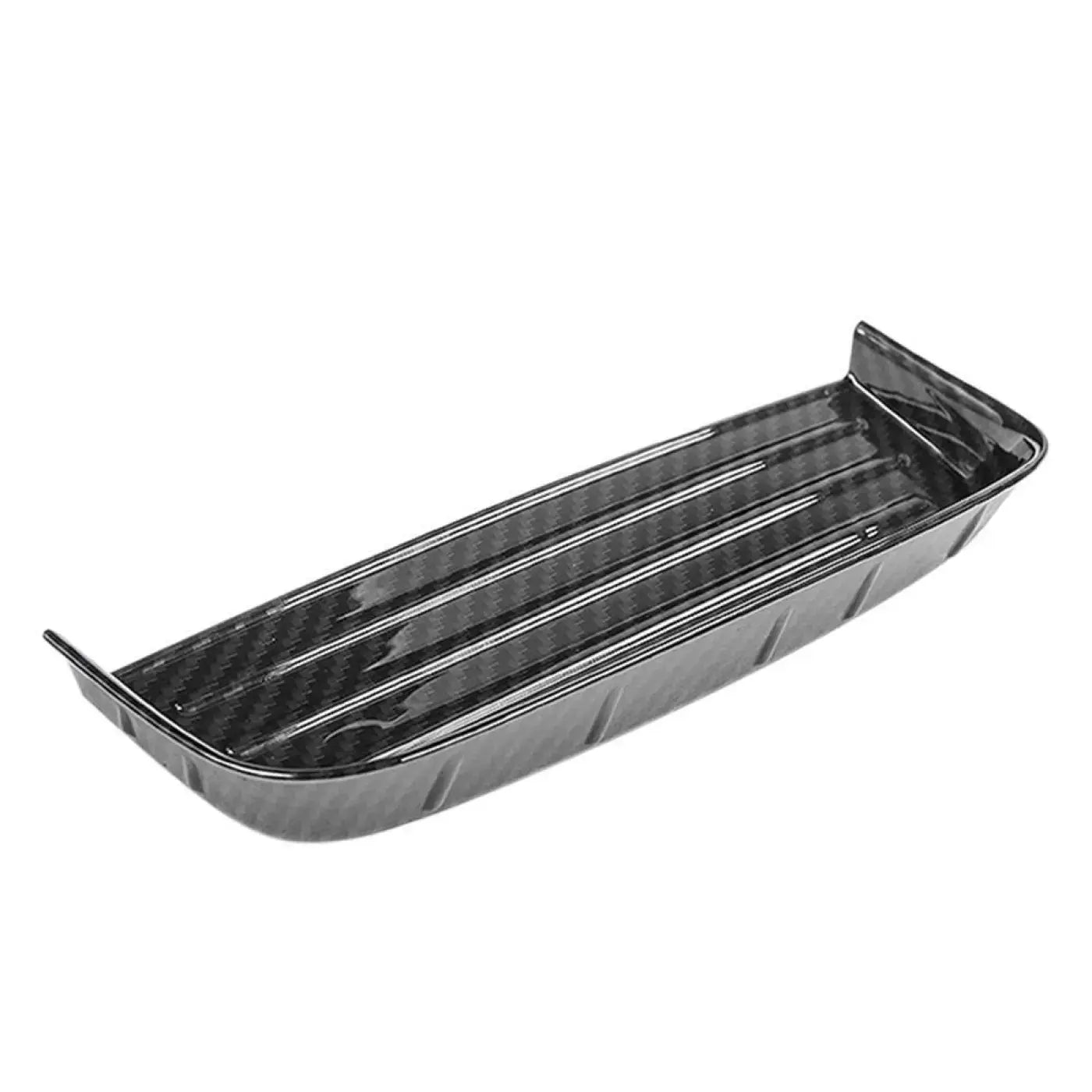 Carbon Fiber Coin Tray Storage Pad Panel Trim Ford Mustang 2015+