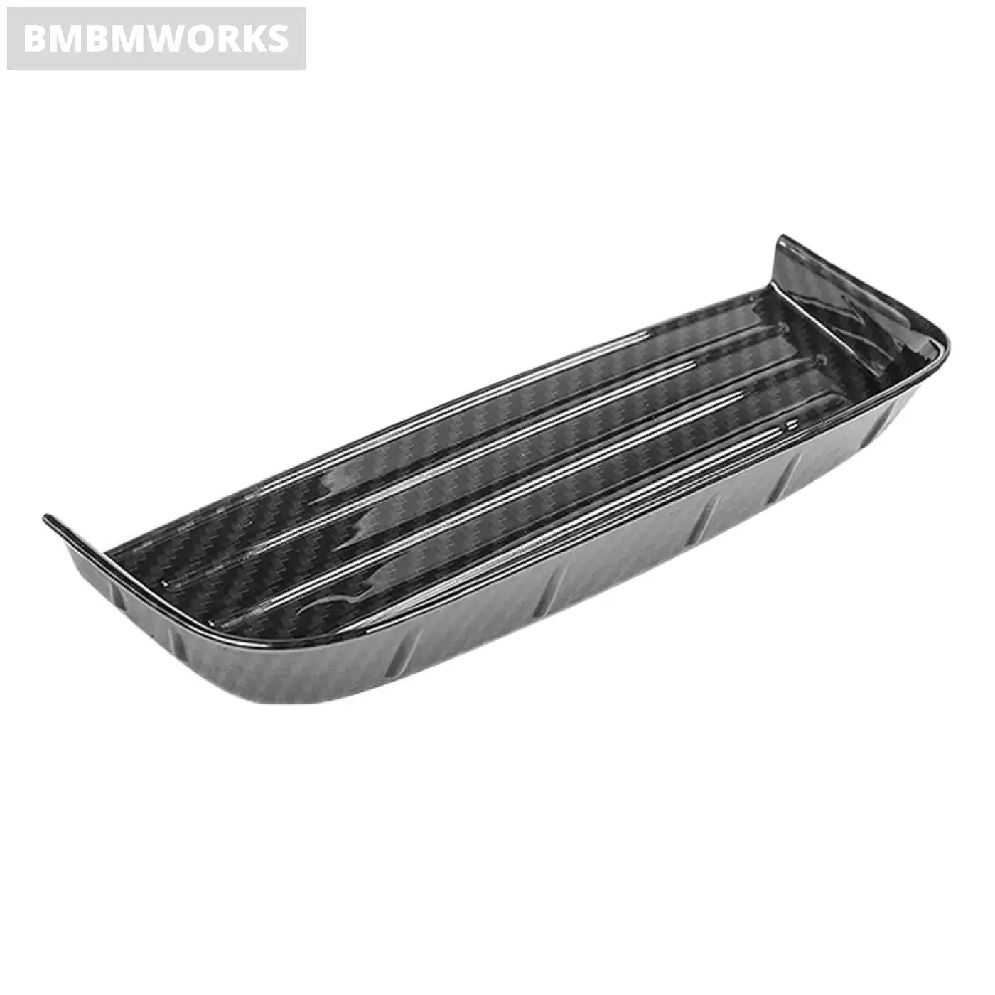 Carbon Fiber Coin Tray Storage Pad Panel Trim Ford Mustang 2015+