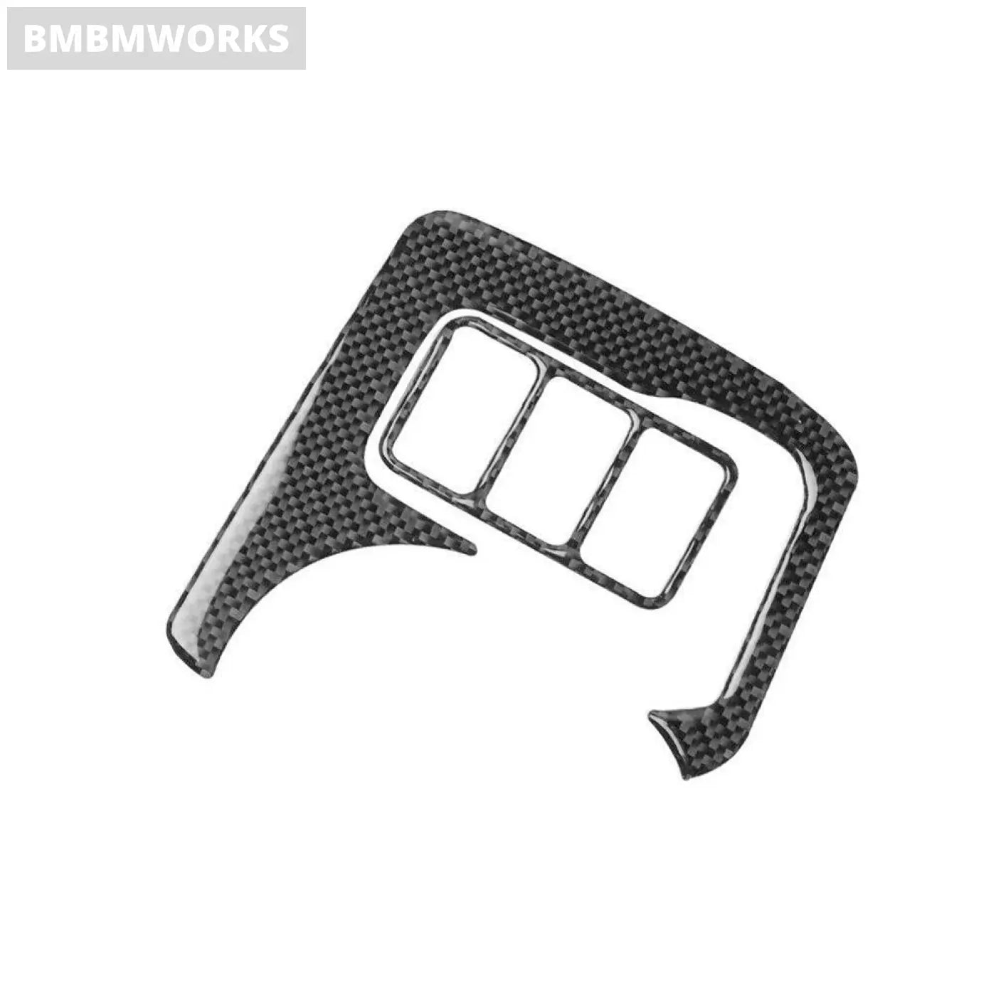 Carbon Fiber Cup Holder Panel Interior Accessories Trim For Nissan 370Z 2009-20