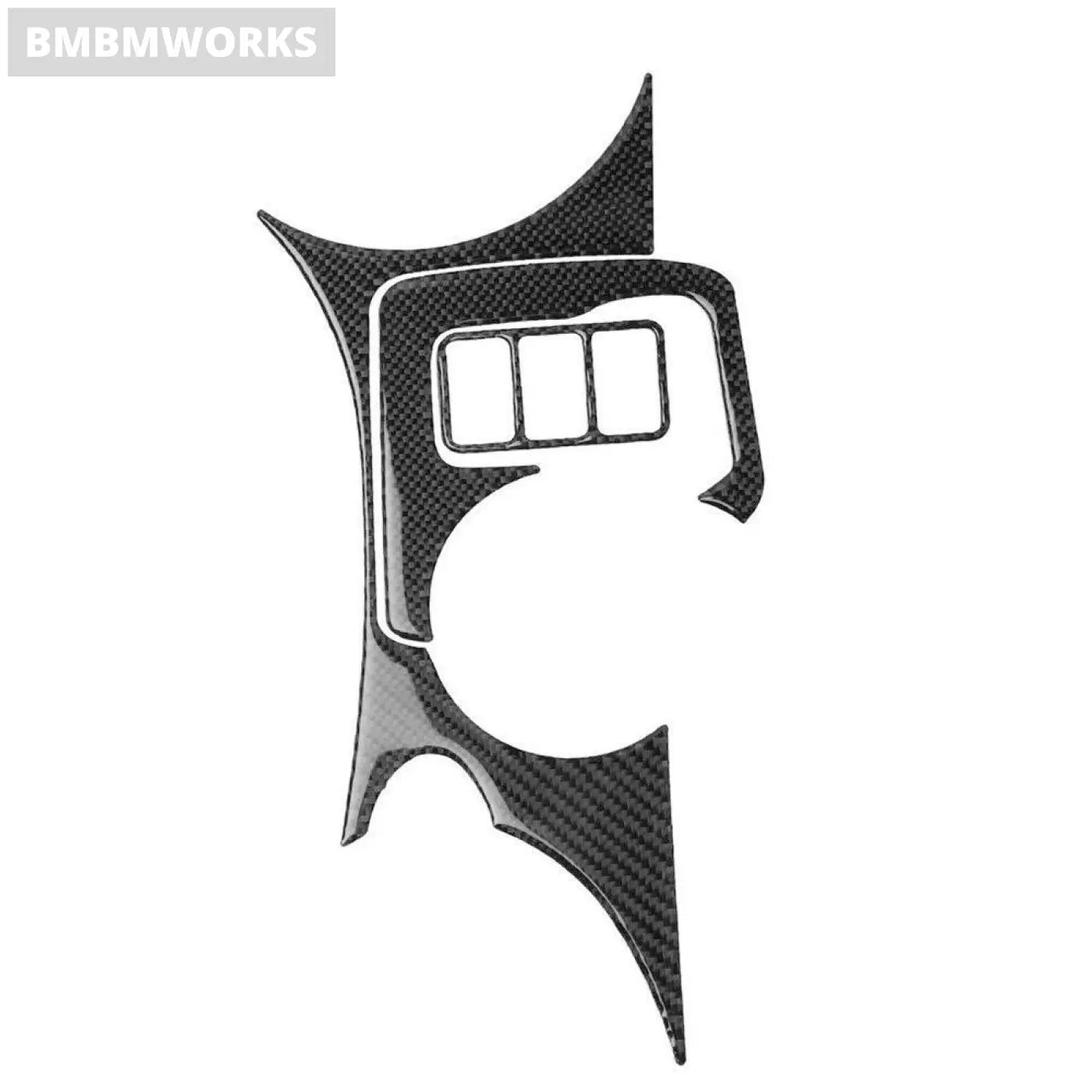 Carbon Fiber Cup Holder Panel Interior Accessories Trim For Nissan 370Z 2009-20