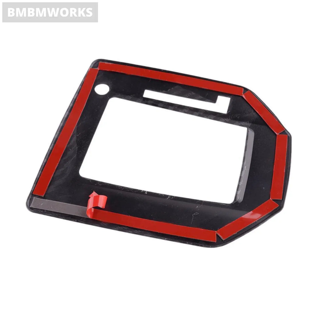 Carbon Fiber Gear Shift Box Panel Trim Cover Subaru Xv Crosstrek 2018-2021