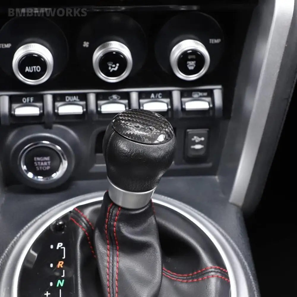 Carbon Fiber Gear Shift Head Cover Toyota 86 Subaru Brz 2012-2020