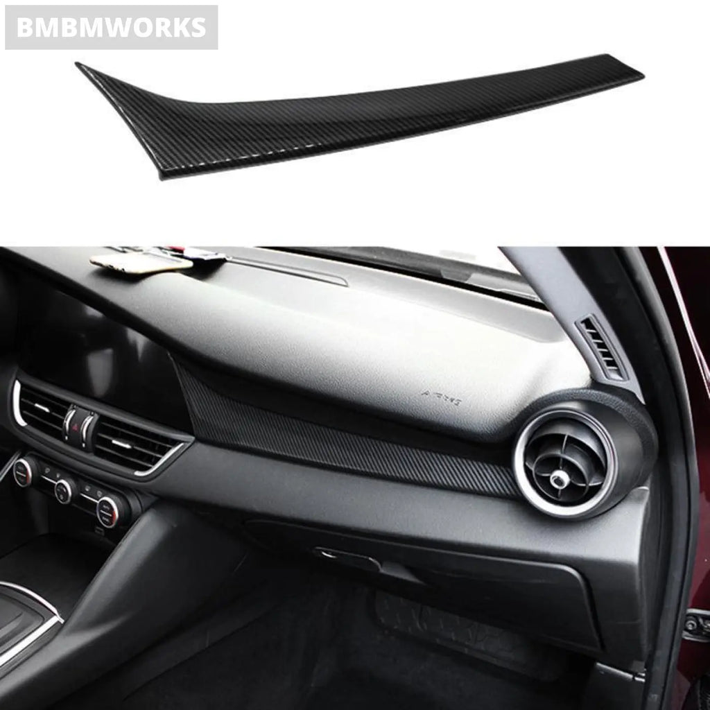Carbon Fiber Instrument Panel Trim Alfa Romeo Giulia