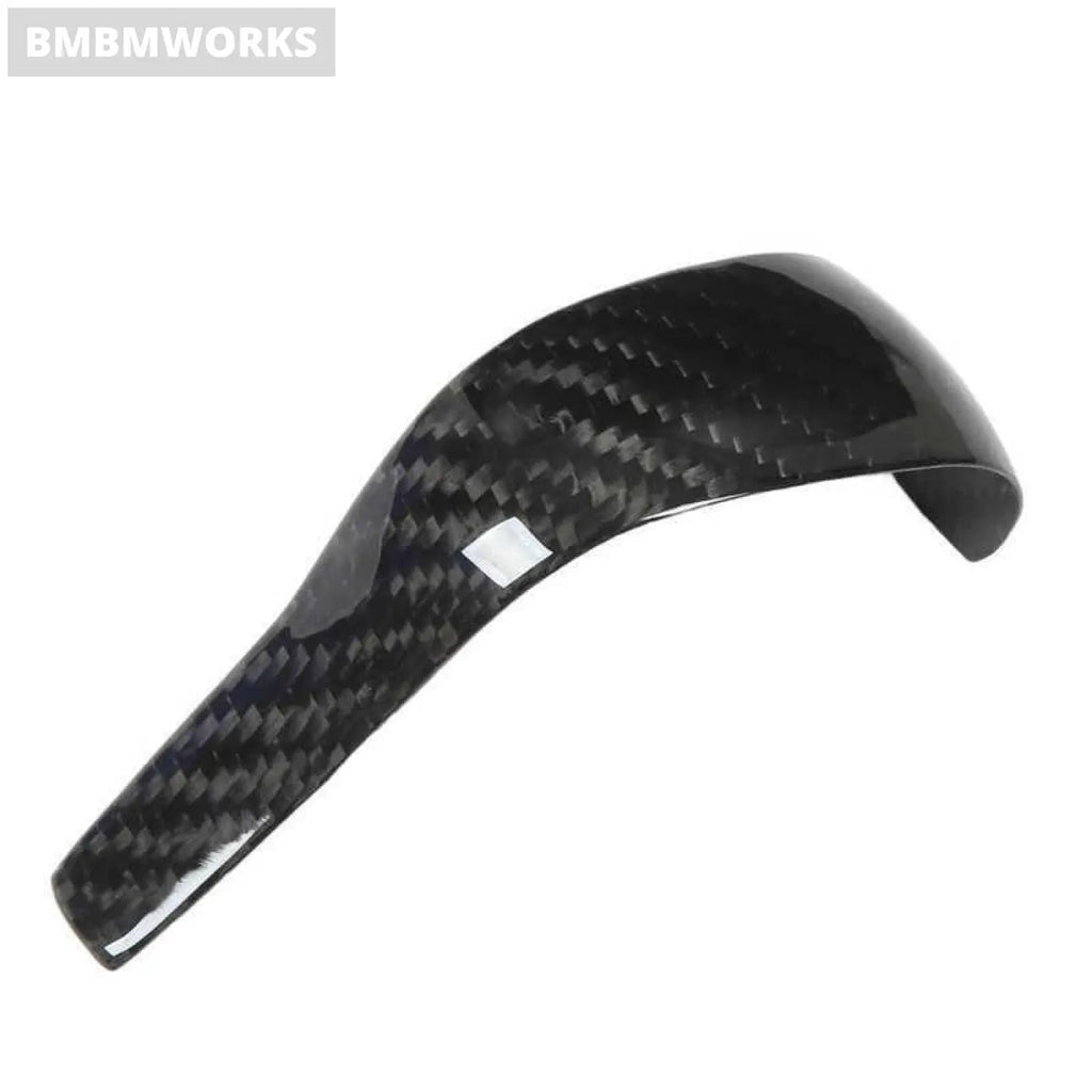 Carbon Fiber Interior Gear Shift Knob Cover Bright Black Porsche Cayenne 958