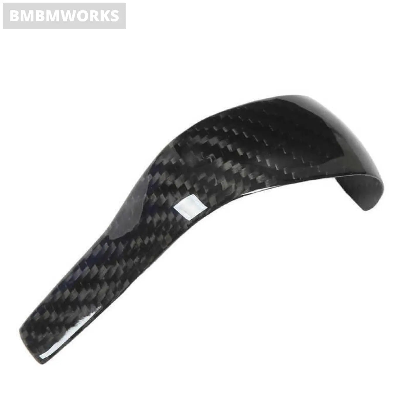 Carbon Fiber Interior Gear Shift Knob Cover Bright Black Porsche Cayenne 958