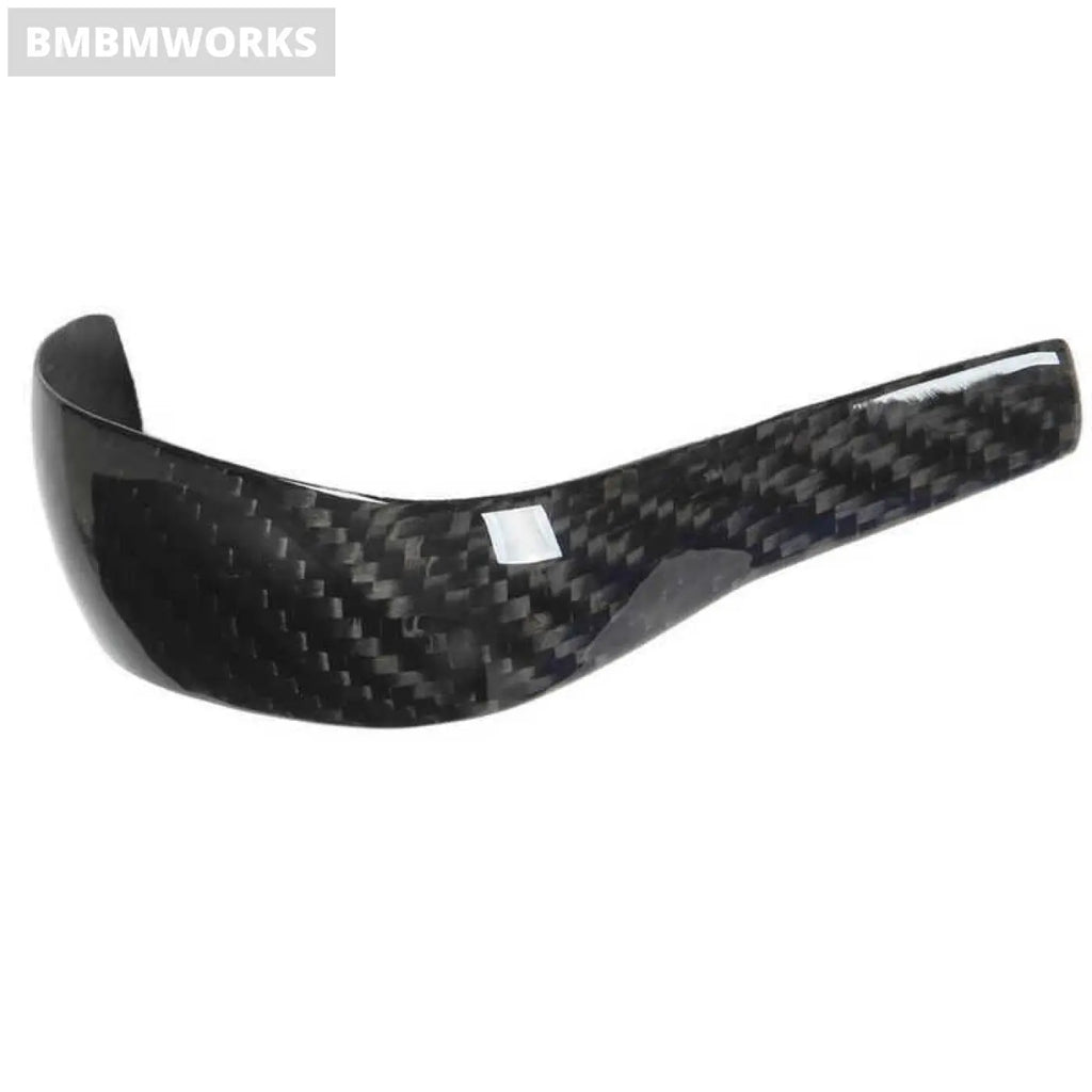 Carbon Fiber Interior Gear Shift Knob Cover Bright Black Porsche Cayenne 958