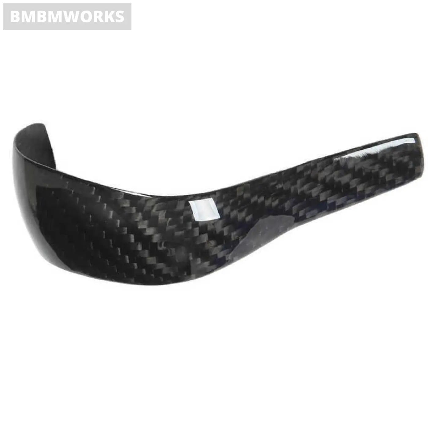 Carbon Fiber Interior Gear Shift Knob Cover Bright Black Porsche Cayenne 958