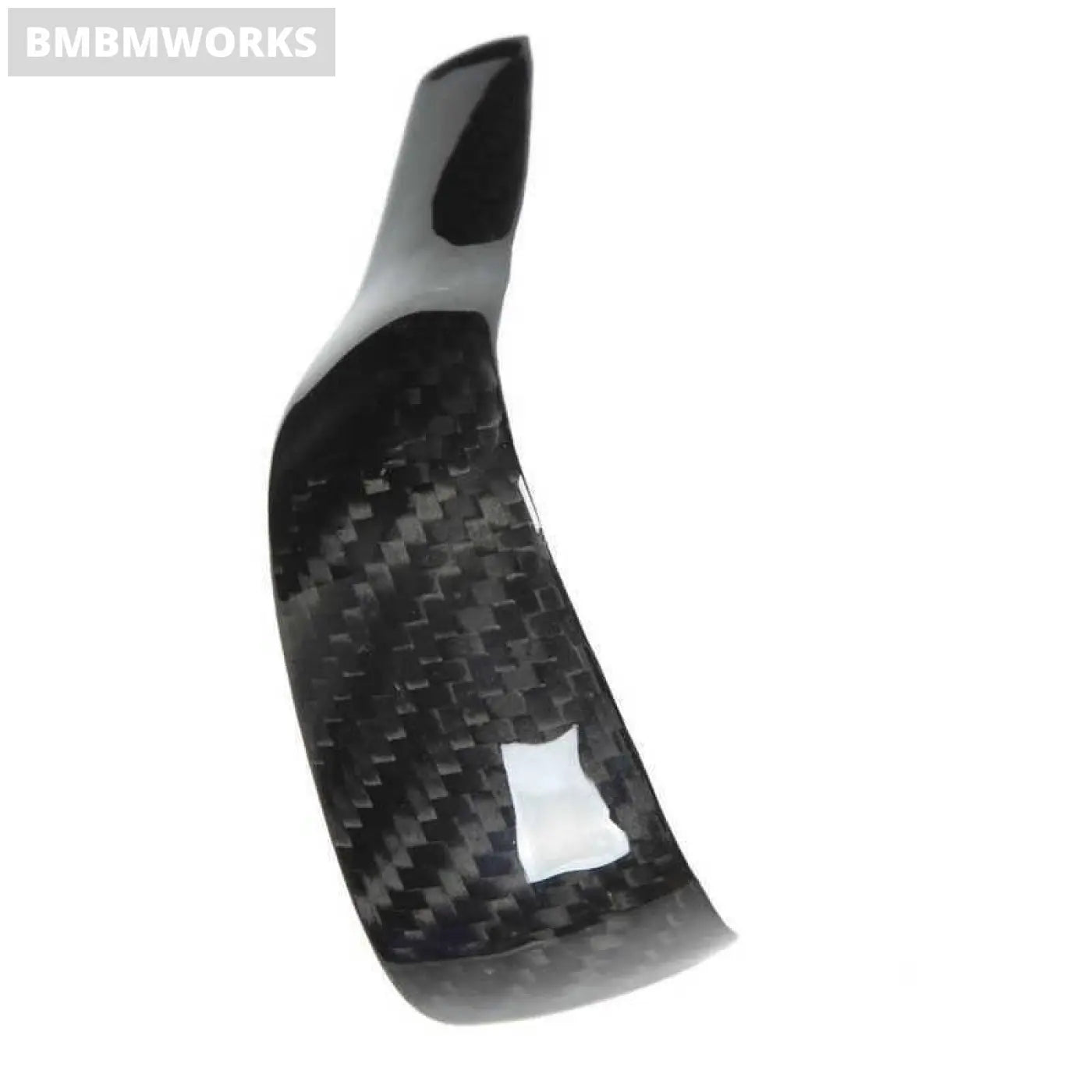 Carbon Fiber Interior Gear Shift Knob Cover Bright Black Porsche Cayenne 958