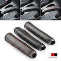 Carbon Fiber Leather Gears Handbrake Cover For Mg Zs Gs 5 Gundam 350 Parts Tf Gt