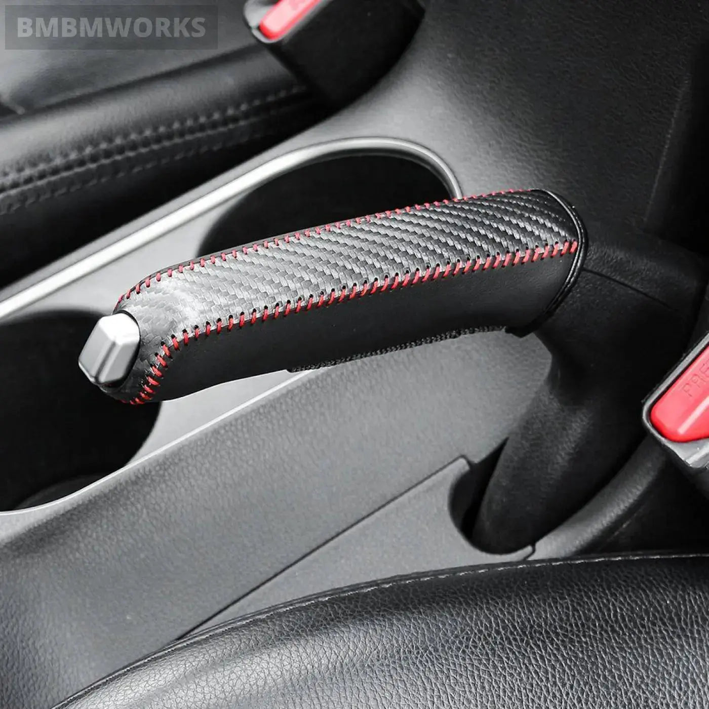 Carbon Fiber Leather Gears Handbrake Cover For Mg Zs Gs 5 Gundam 350 Parts Tf Gt