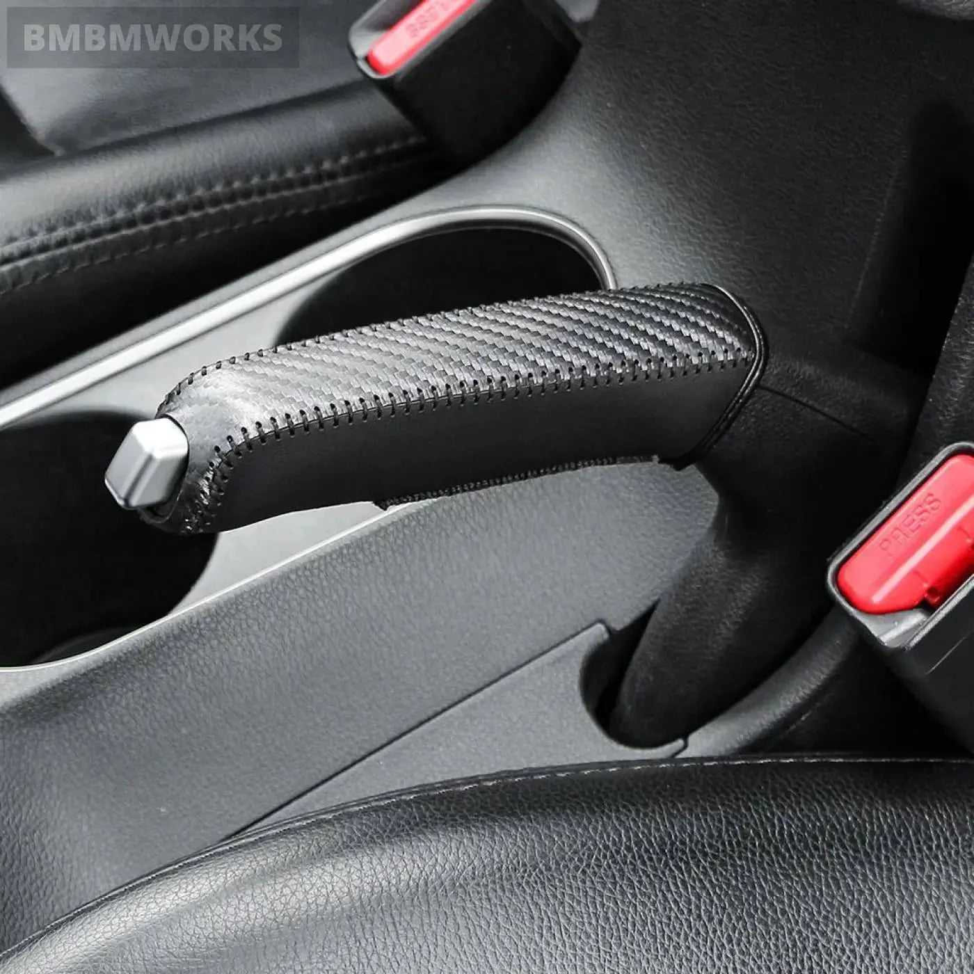 Carbon Fiber Leather Gears Handbrake Cover For Mg Zs Gs 5 Gundam 350 Parts Tf Gt