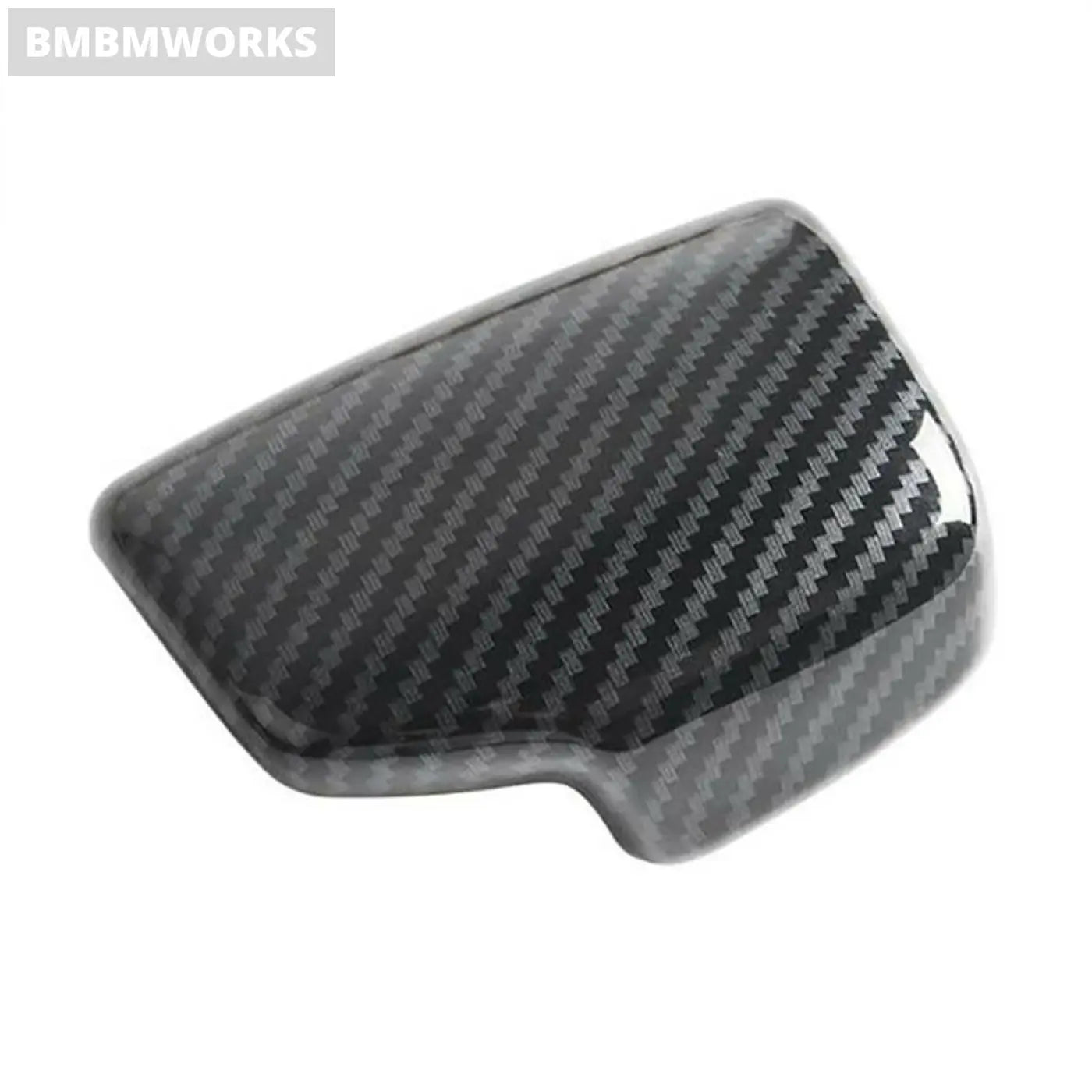 Carbon Fiber Look Gear Shift Knob Cover Trim Audi A4 S4 A5 S5 Q5 Q7 B9 Lhd