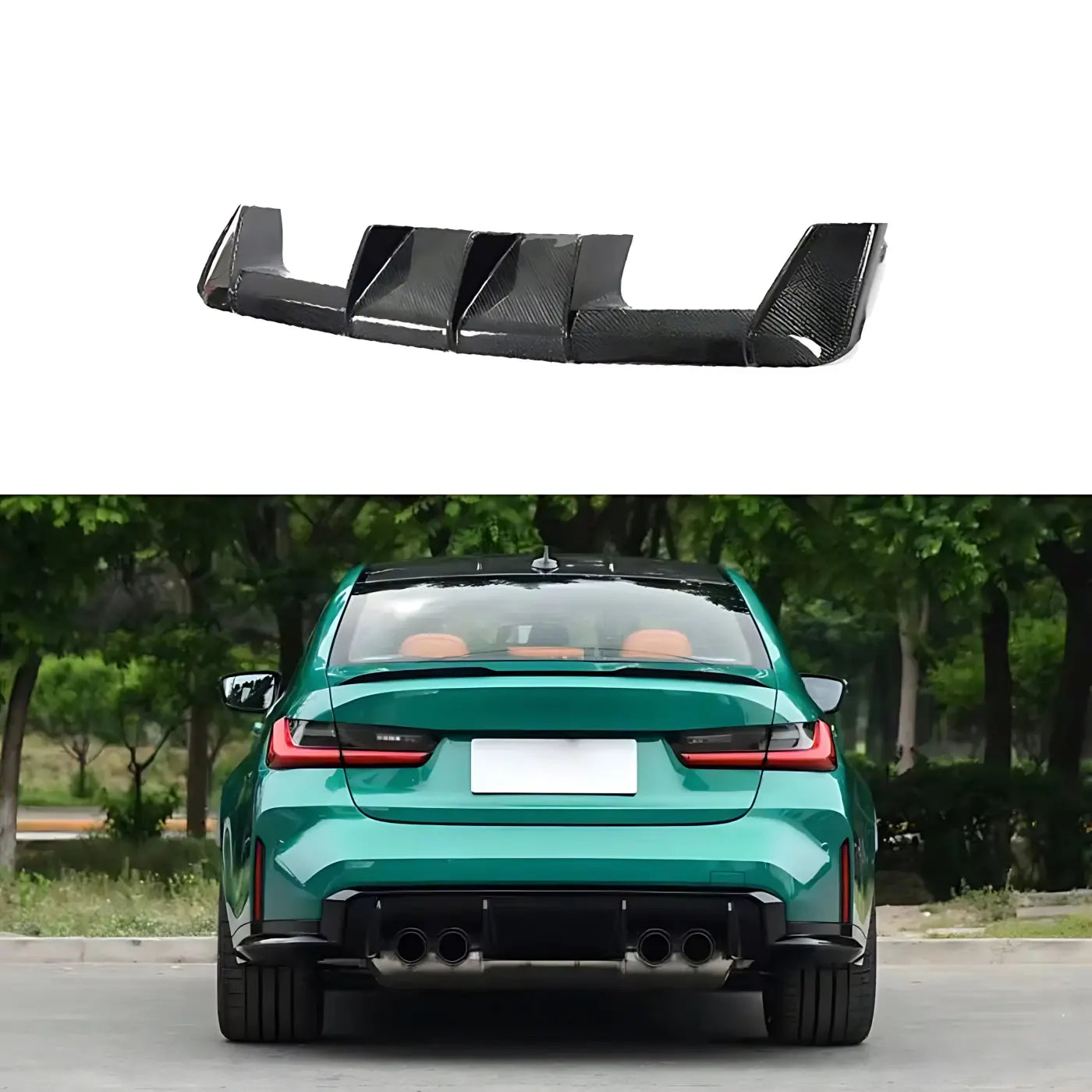 Carbon Fiber Rear Diffuser for BMW M3/M4 (G80/G82/G83) Body Kits & Performance 2