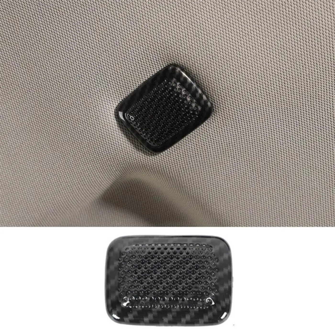 Carbon Fiber Roof Microphone Decor Cover Trim Chevrolet Colorado 2014-2022