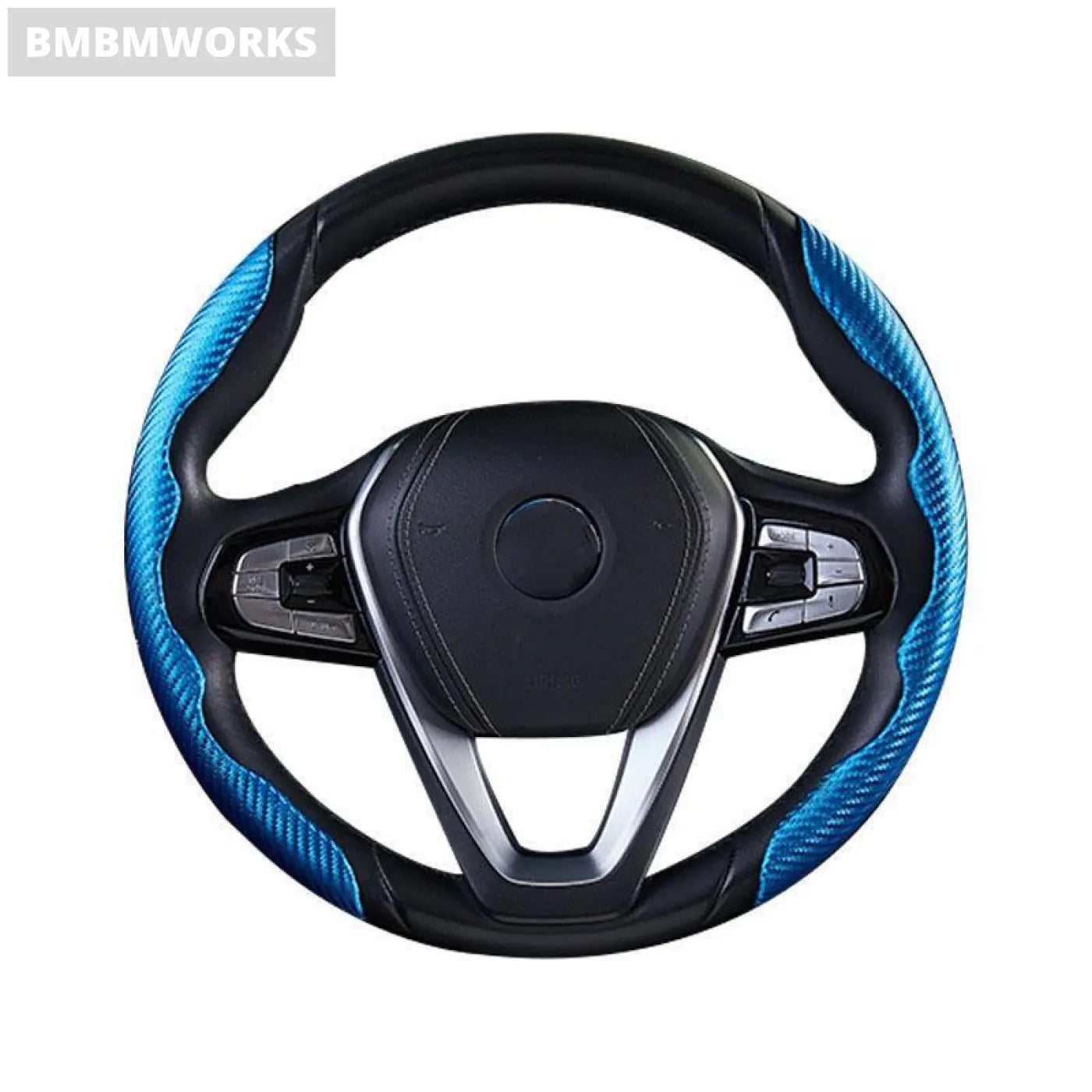 Carbon Fiber Steering Wheel Cover Chevrolet Spark Cruze Orlando Aveo Onix Volt