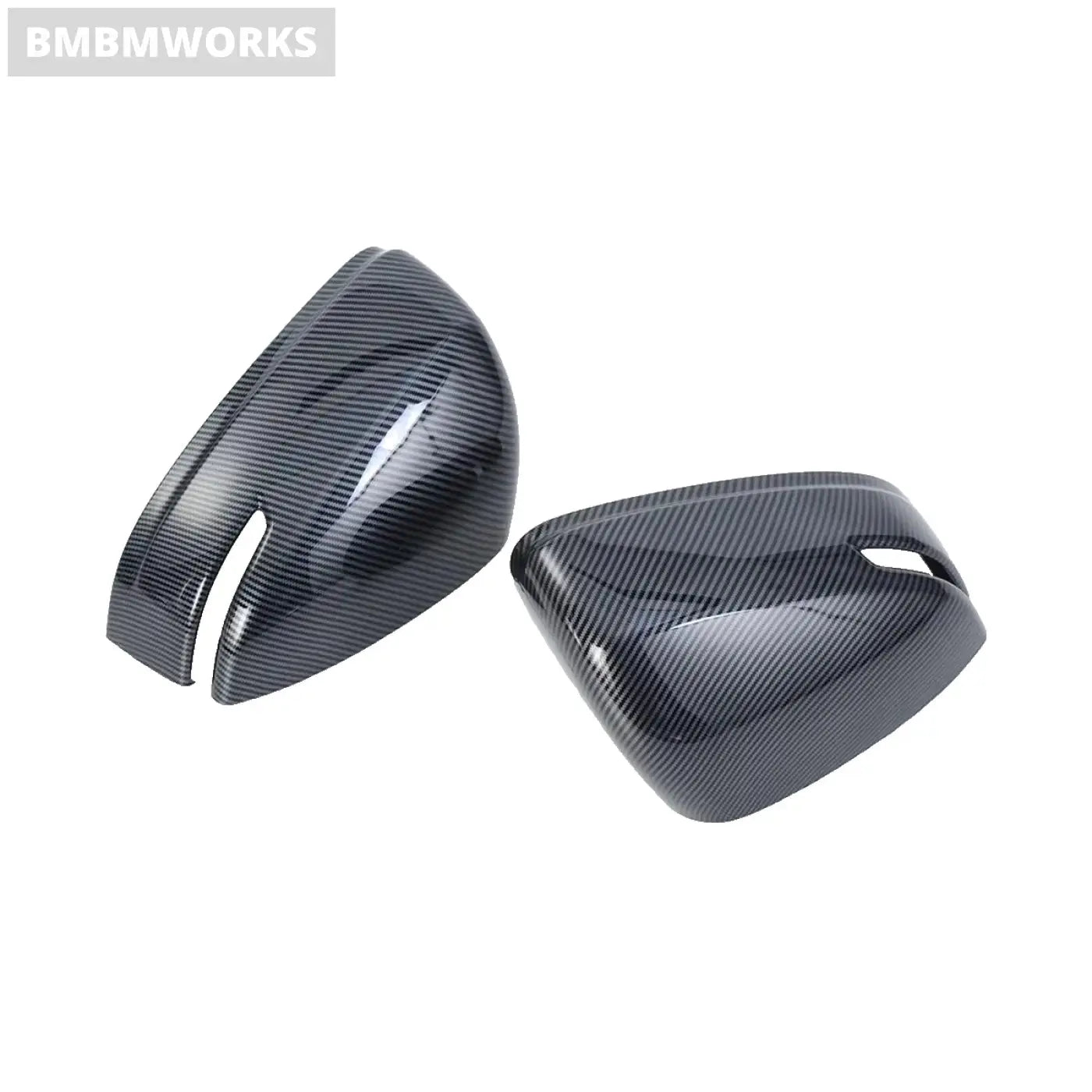 Carbon Fiber Style Mirror Cover Trim Toyota Land Cruiser Lc300