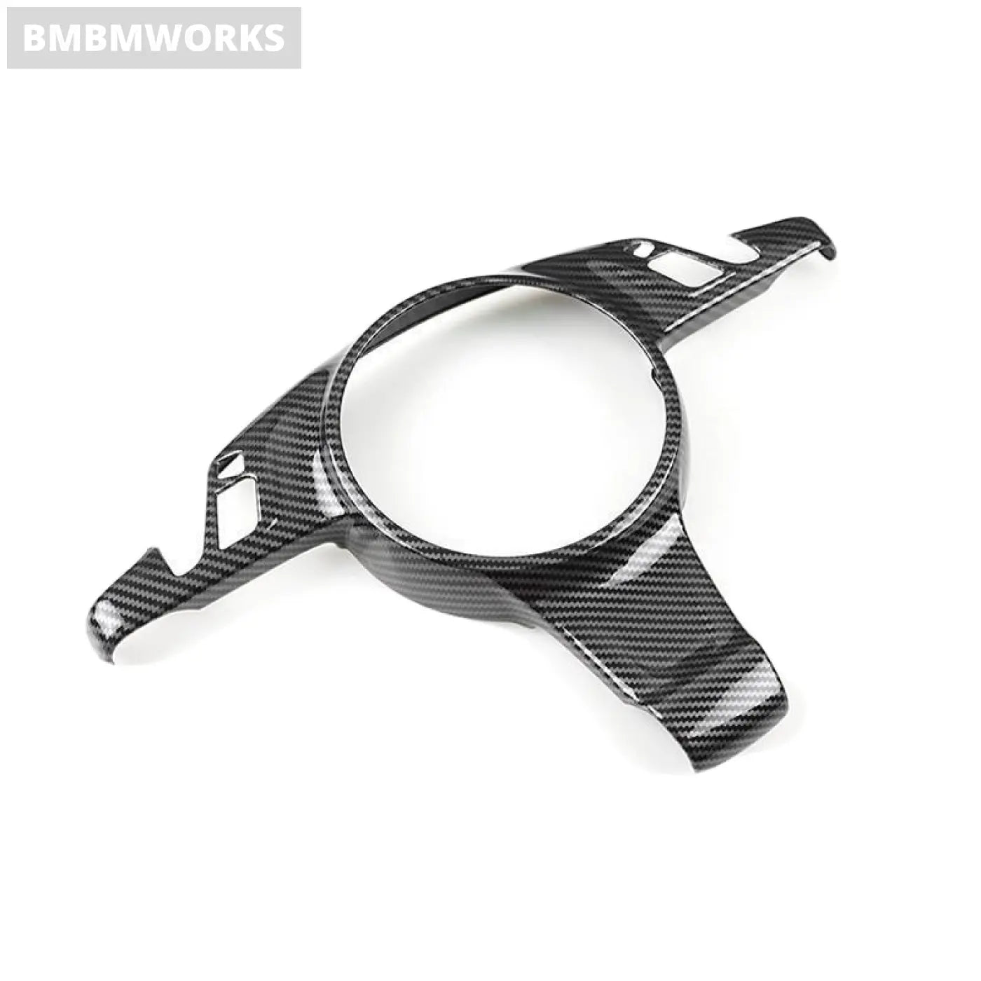 Carbon Texture Steering Wheel Panel Frame Cover Porsche Cayenne 2011- 2017