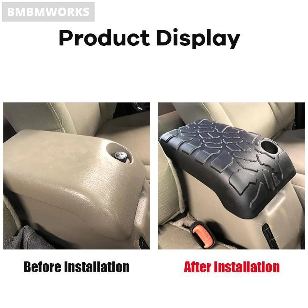 Center Console Armrest Box Cover Pad Jeep Wrangler Tj 1997-2006