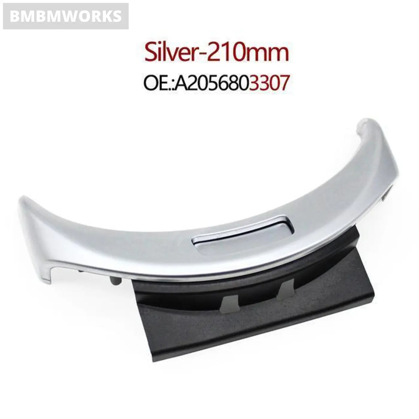 Center Console Armrest Button Cover Silver Mercedes-Benz Mb C W205 Glc W253