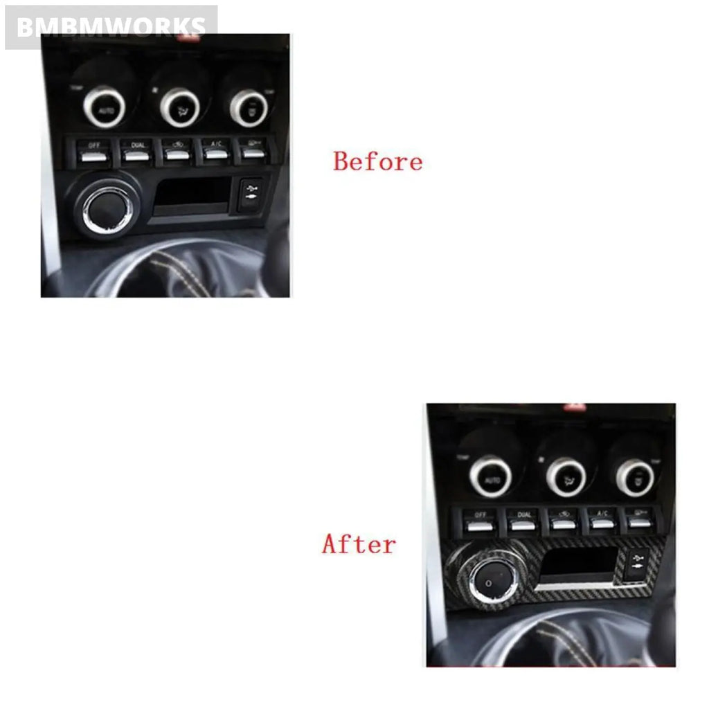 Central Ignition Device Start Button Frame Trim Subaru Brz Toyota 86 2012-202