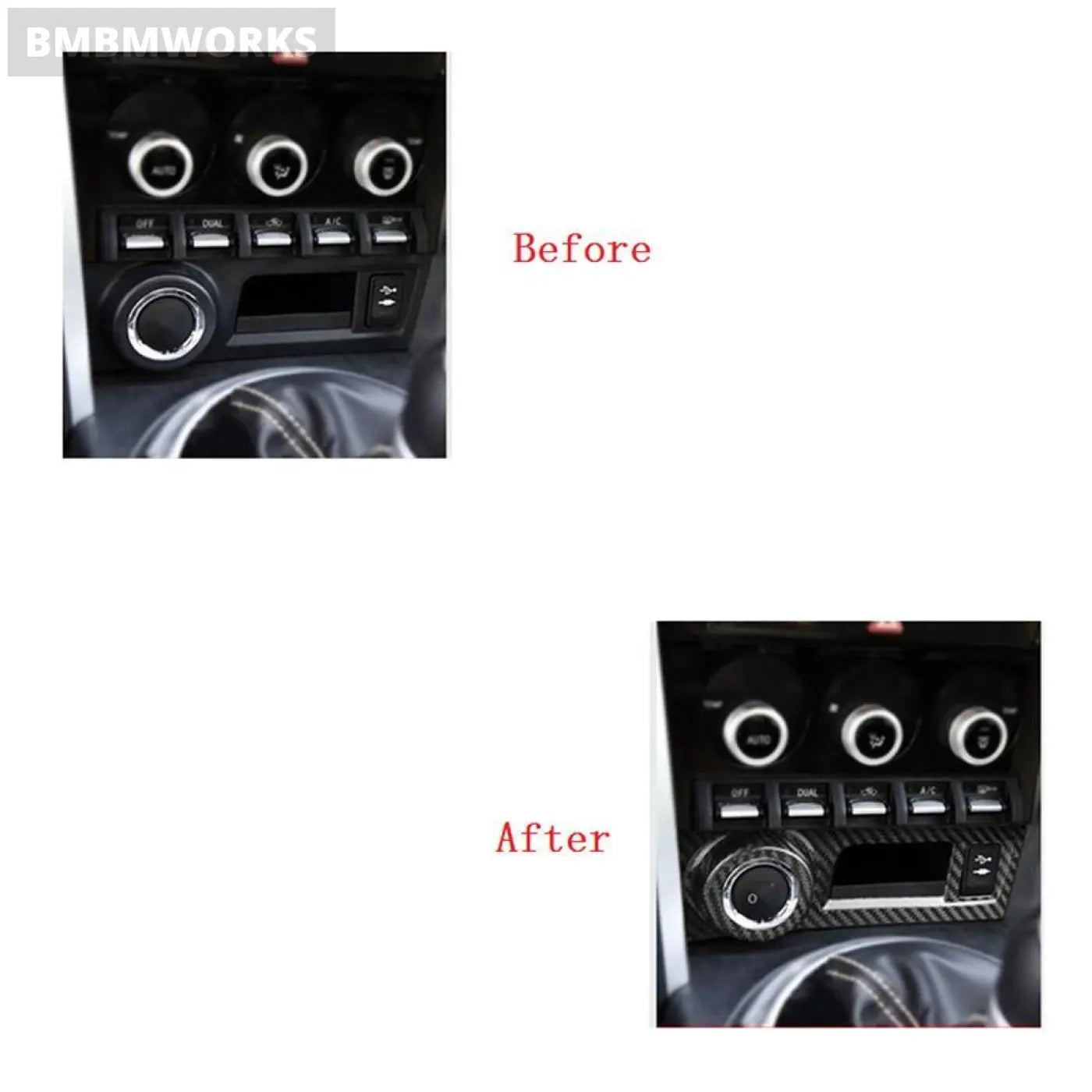 Central Ignition Device Start Button Frame Trim Subaru Brz Toyota 86 2012-202