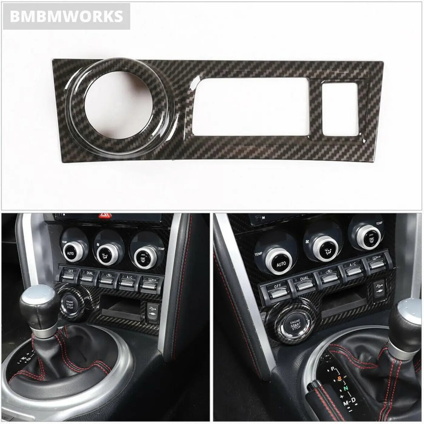 Central Ignition Device Start Button Frame Trim Subaru Brz Toyota 86 2012-202