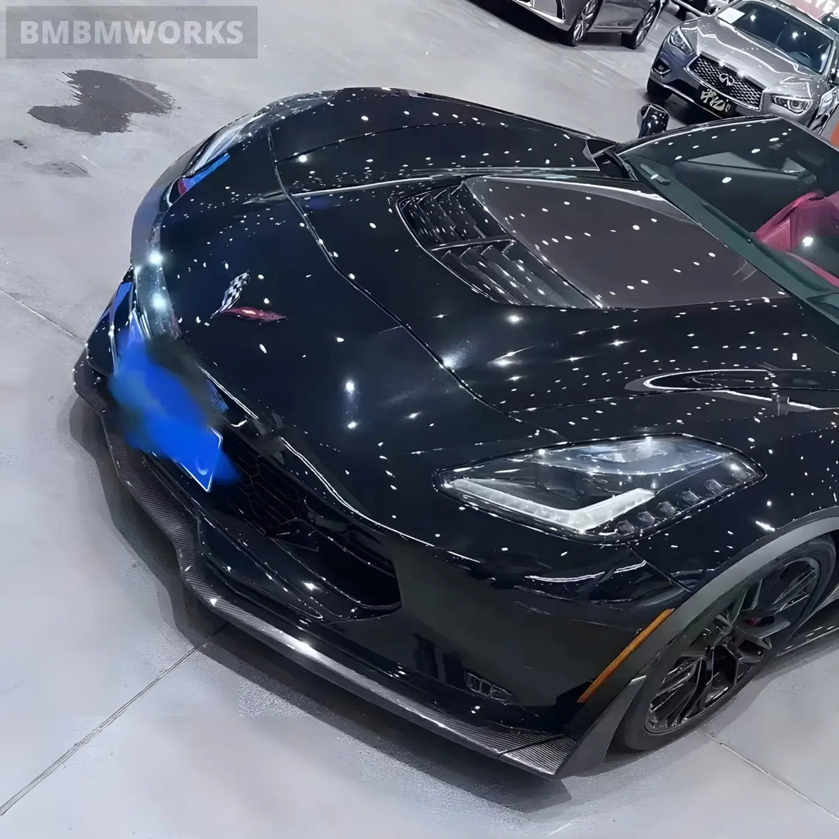 Chevrolet Corvette C7 Z06 Front Bumper Splitter & Chin Spoiler Diffuser Body Kit (2014-2019) Body Kits & Performance 2