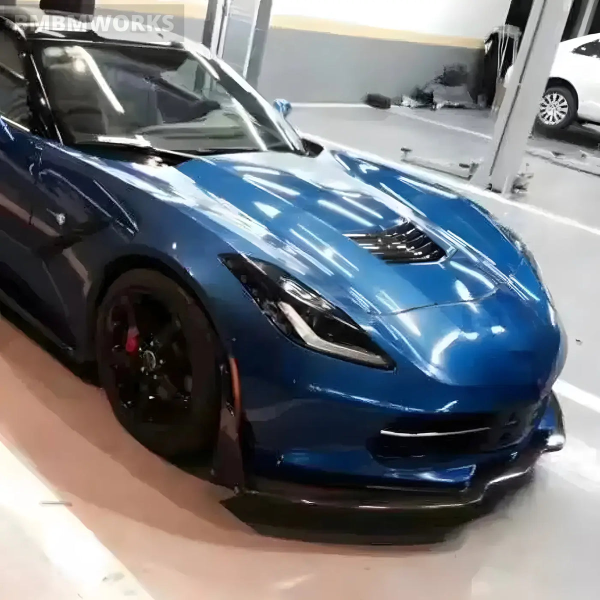 Chevrolet Corvette C7 Z06 Front Bumper Splitter & Chin Spoiler Diffuser Body Kit (2014-2019) Body Kits & Performance 2