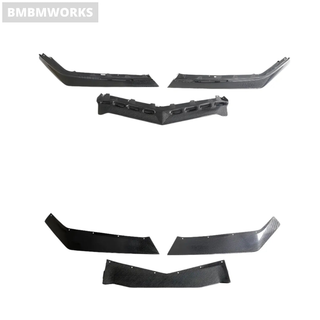 Chevrolet Corvette C8 2-Door Front Bumper Lip Spoiler Splitter Wide Body Kit (2023) Body Kits & Performance 4