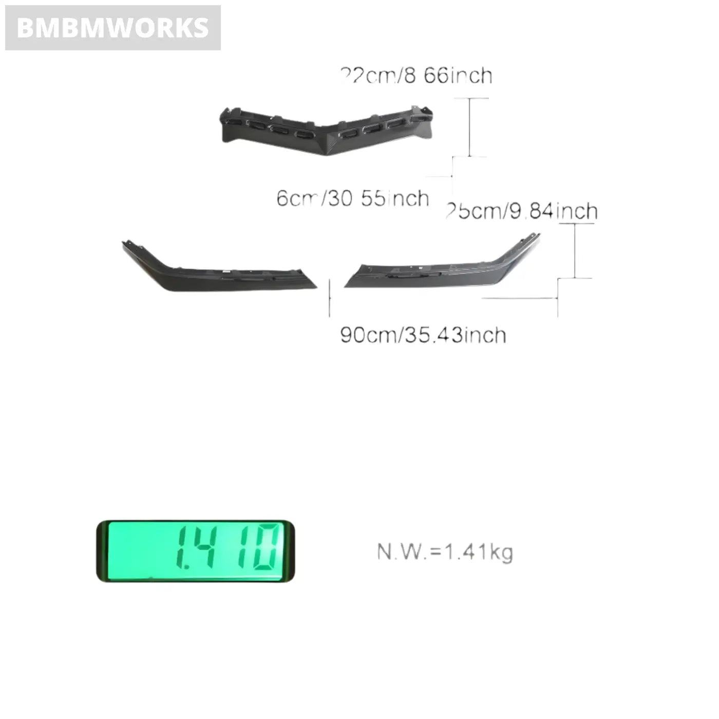 Chevrolet Corvette C8 2-Door Front Bumper Lip Spoiler Splitter Wide Body Kit (2023) Body Kits & Performance 4