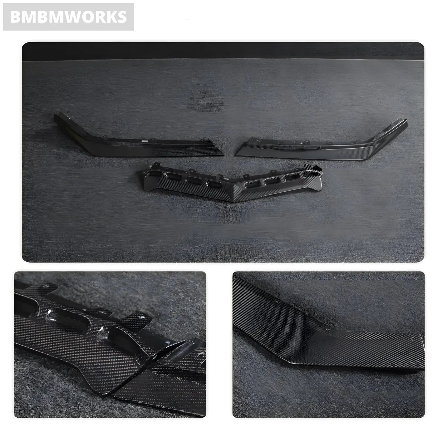 Chevrolet Corvette C8 2-Door Front Bumper Lip Spoiler Splitter Wide Body Kit (2023) Body Kits & Performance 4