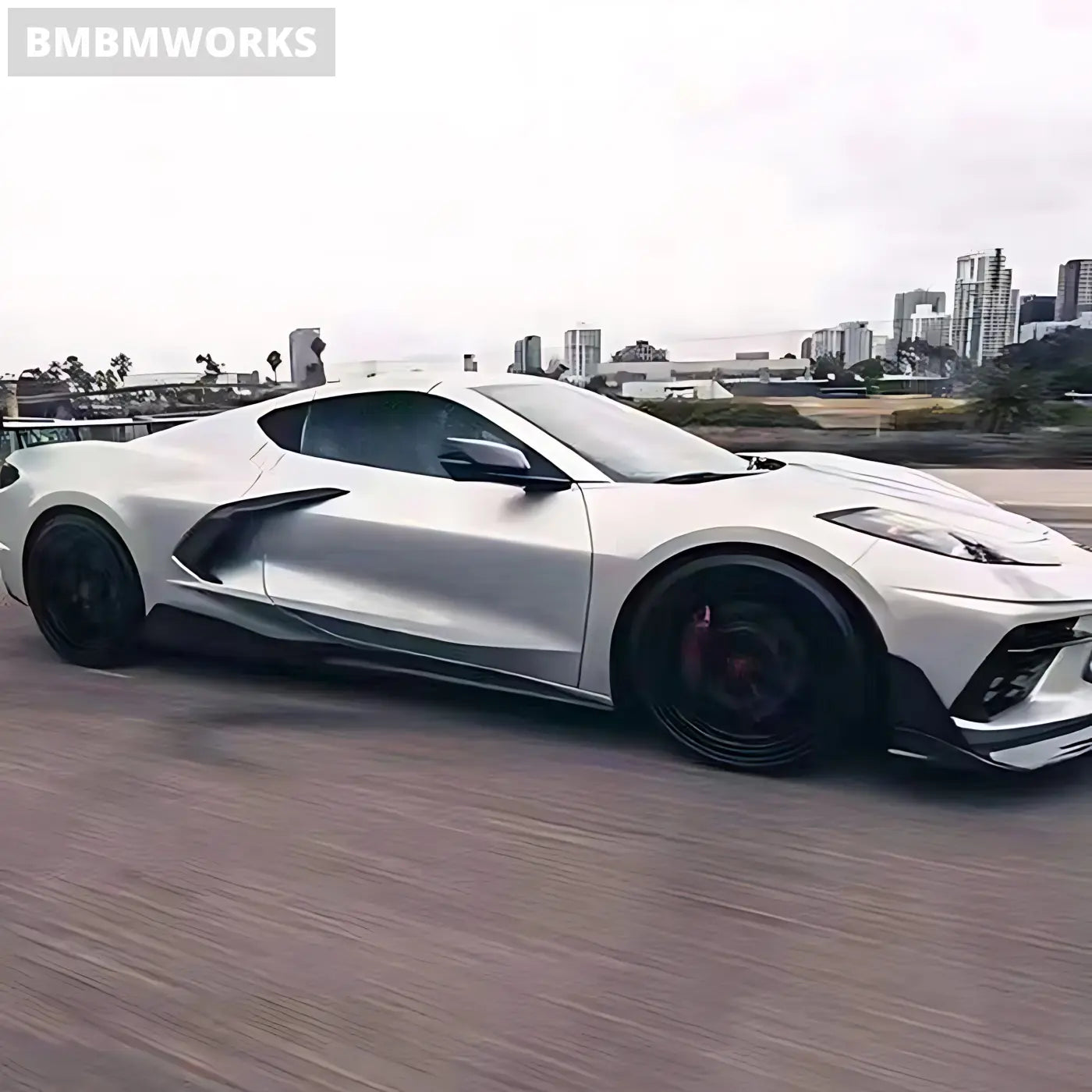 Chevrolet Corvette (C8) Carbon Fiber Forged Side Skirts Rocker Extensions Body Kits & Performance 2