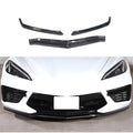 Chevrolet Corvette C8 Carbon Fiber Front Bumper Splitter Front Lip Chin Spoiler Diffuser (2019 + ) Body Kits &