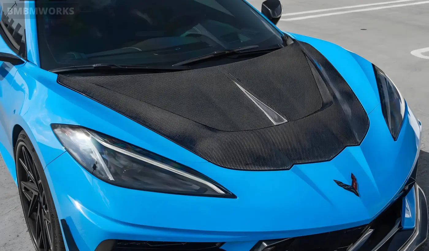 Chevrolet Corvette C8 Carbon Fiber Hood (2019-Present) Body Kits & Performance 4