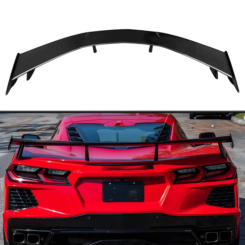 Chevrolet Corvette C8 Carbon Fiber Rear Trunk Spoiler Body Kit (2021-2023) Body Kits & Performance 2