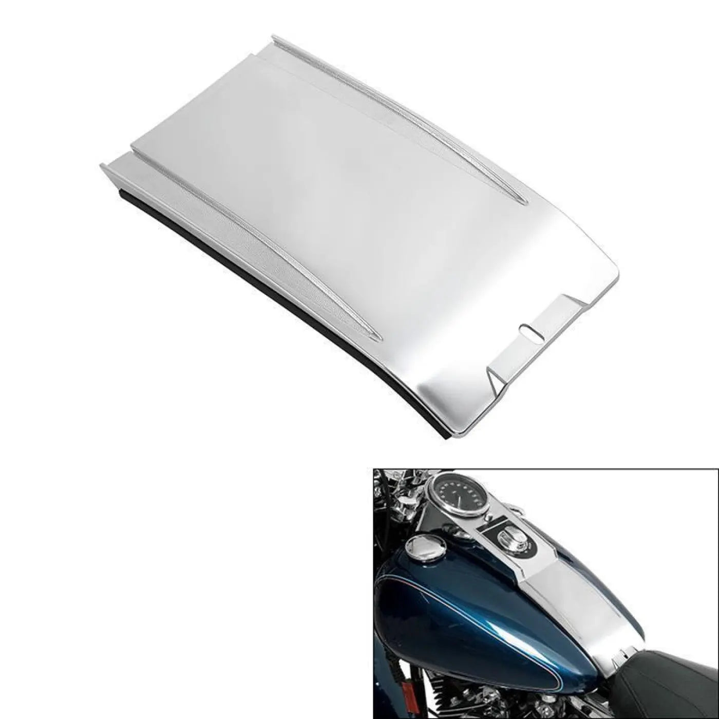 Chrome Dash Panel Extension Enlarge Harley Electra Street Glide Special Softail